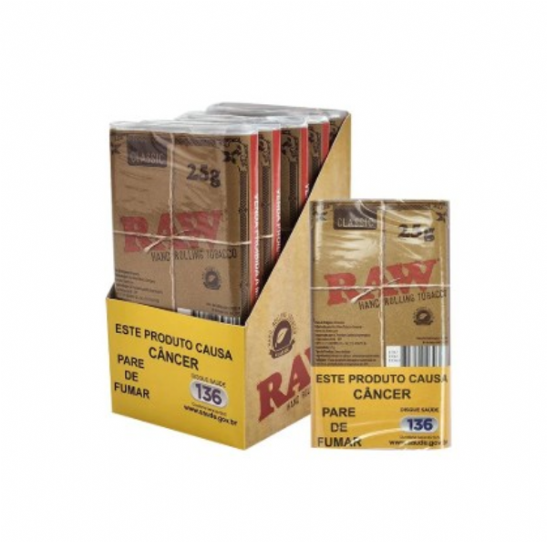 Tabaco/Fumo para Cigarro RAW Blond - Pacote 25g